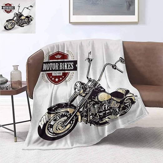 Suchashome Soft Blanket Motorcycle Chopper Customized Motorcycle with