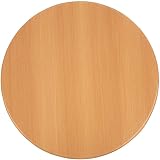 Bolero 600mm Round Beech Effect Tabletop 30mm Thick Honeycomb Heat Resistant view 7