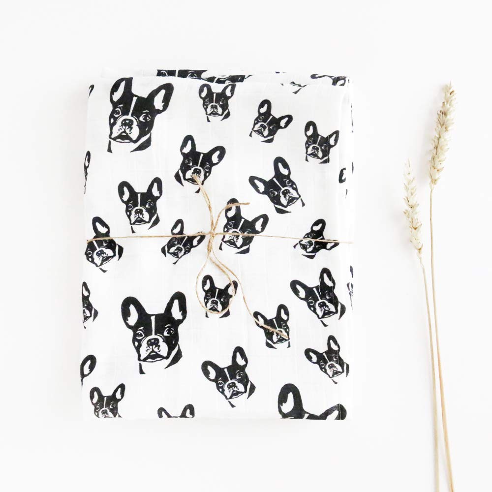 french bulldog baby blanket