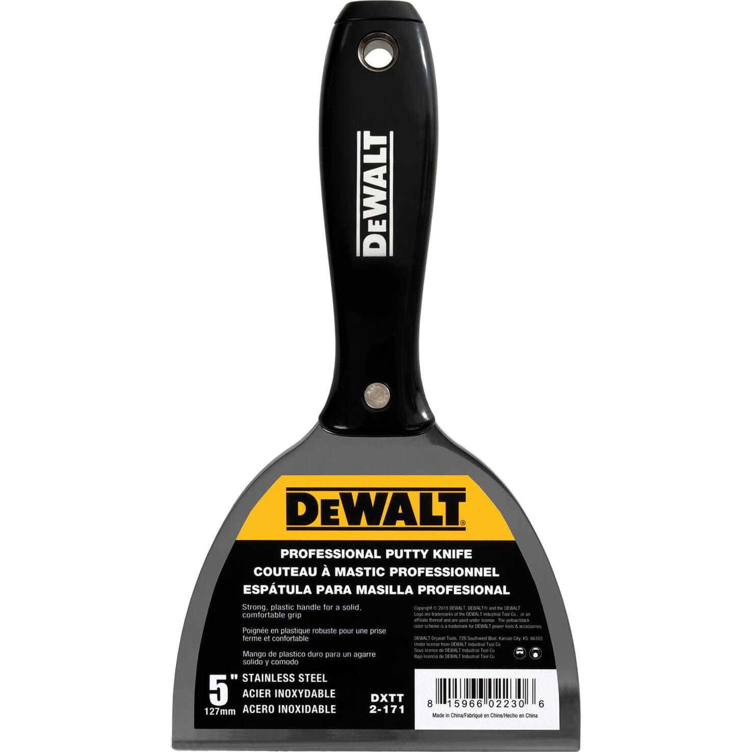 DeWALT Drywall Jointing/Filling Knife 125mm (5in), DDW2171