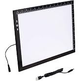 HSK B4/A3s LED Artist tracing Light Box Copy Table, Adjustable High Brightness Light Pad for Tatto Drawing, Sketching, Animation,Diamond Painting Accessories
