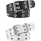 Y2k Belt, Star Belt Gothic Punk Rock EMO Belts Goth Grunge Belts Y2k Accessories for Women Men