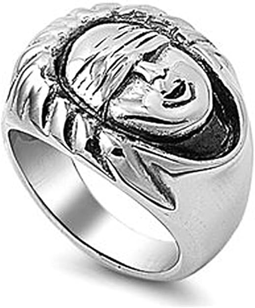 316L Stainless Steel Biker Ring Stainless Steel Biker Rings for Men