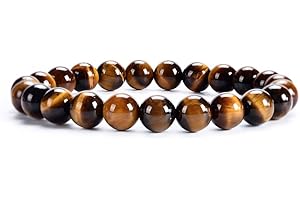 Cherry Tree Collection - Small, Medium, Large Sizes - Gemstone Beaded Bracelets For Women and Men - 8mm Round Beads