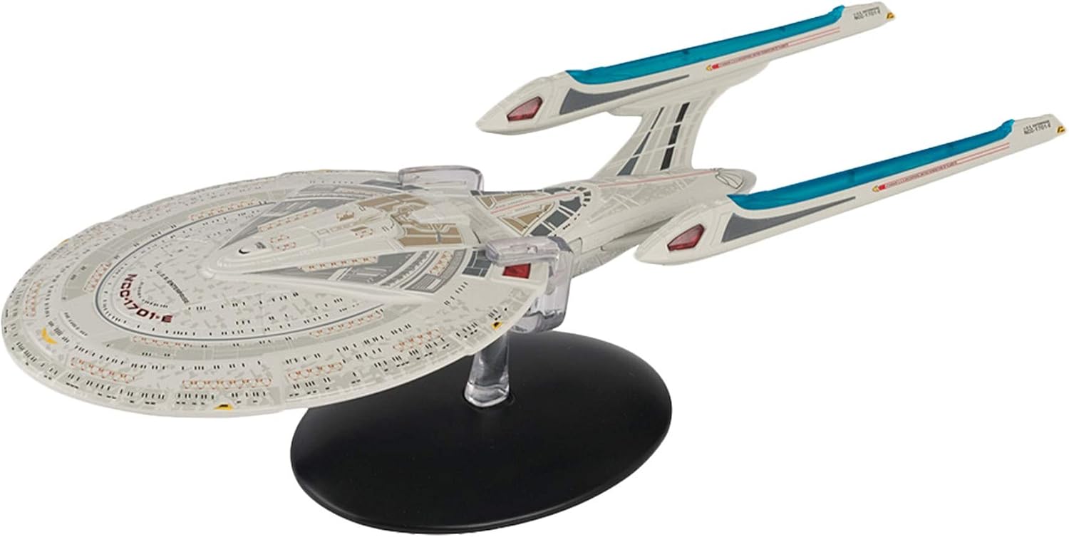 Star Trek The Official Starships Collection | U.S.S. Enterprise NCC-1701-E 10.5-inch XL Edition Model Ship Box by Eaglemoss Hero Collector: Toys & Games