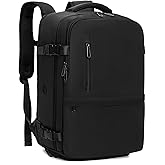 Lossga Spirit Airlines Carry On Travel Bag Approved Flight Personal with USB Charging Hole, Women & Men's Travel Backpack Laptop Backpack for College, Travel, Work
