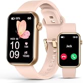 Smart Watch Fitness Tracker, Bluetooth Call, 24/7 Health Monitor for Women | 114 Sport Modes, 24/7 Heart Rate Monitor, Blood Pressure/Spo2/ Sleep Tracker, IP67 Water-resistant, Calorie Step Counter