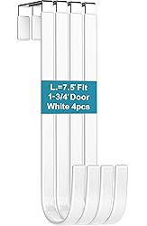 Mars-Rock Over The Door Metal Hooks with Plastic