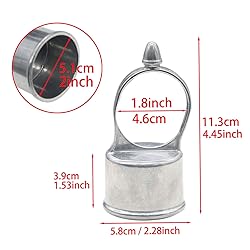 Evecad 2PCS Chain Link Fence Loop Cap, Chain Link