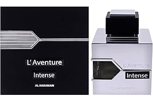 Al Haramain L'Aventure Intense for Men Eau de Parfum Spray, 3.4 Ounce
