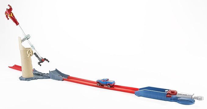 hot wheels marvel track set