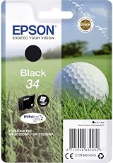Epson 34 Black DURABrite Ultra Ink Cartridge Standard Capacity