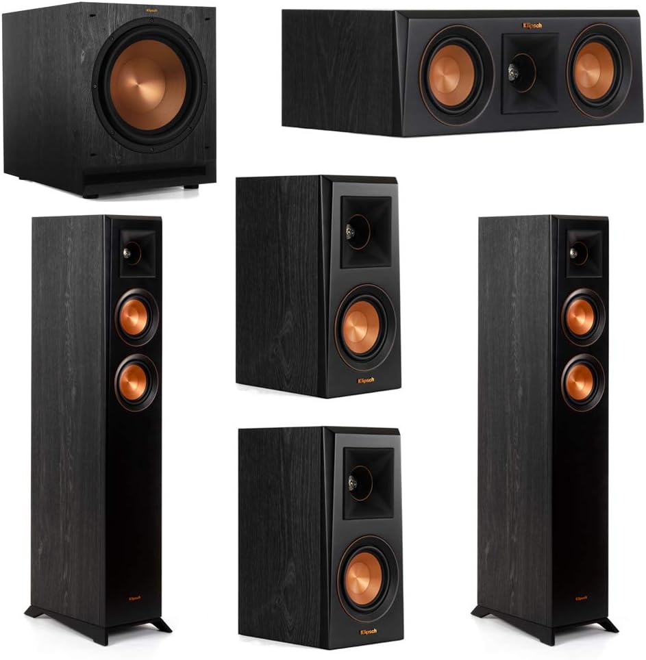5.1 surround sound speaker system floor standing
