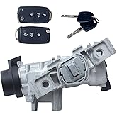 1K0905851B Ignition Switch Lock with 2 Programmed Keys (Include Chips&Batteries) fit for 06-18 VW Jetta, 07-11 Eos, 04-11 Golf, 06-09 Rabbit, 08-11 Tiguan, 12-19 Jetta Passat (not fits for 13 Passat)