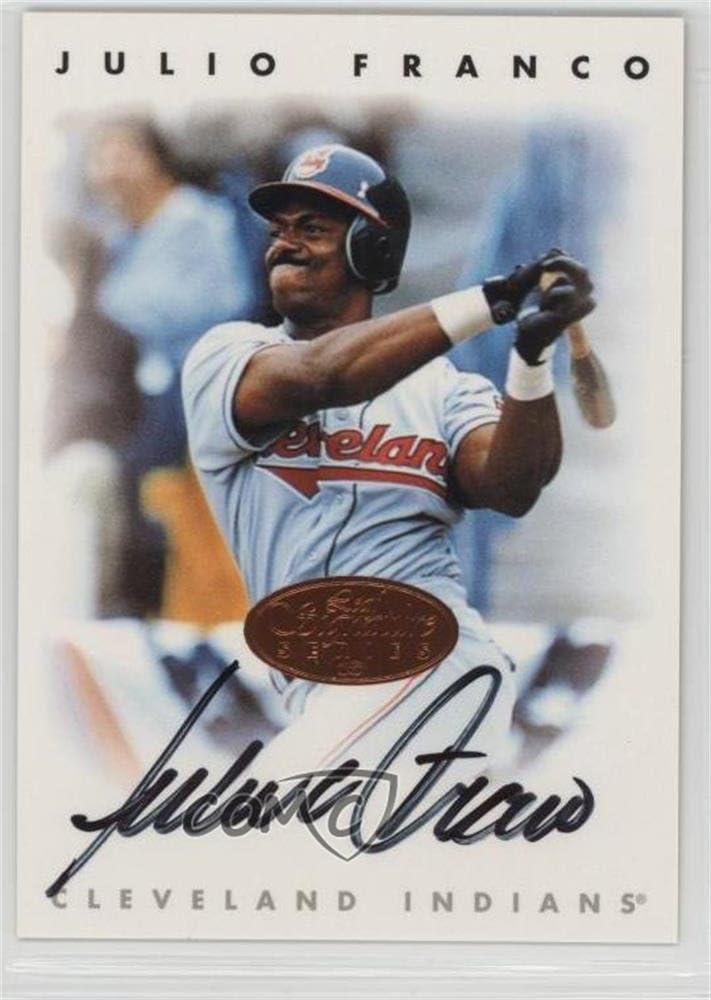 Julio Franco (Baseball Card) 1996 Leaf Signature Series