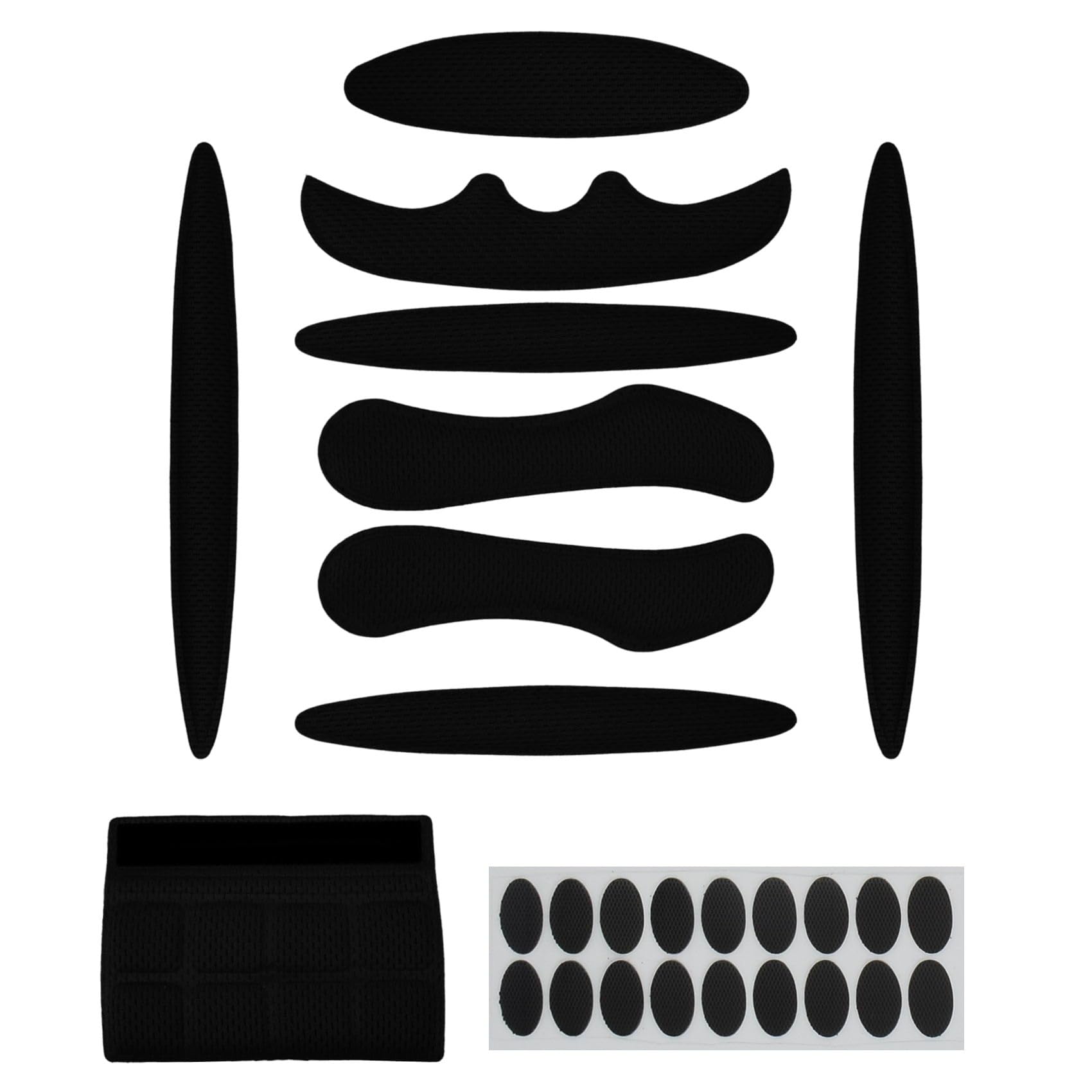 Photo 1 of 1 Set Cycle Helmet Pads, Padding Kit, Universal Foam Pads for Motorcycle Bike Cycling Helmet (Black)