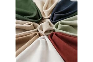 HAPACE Canvas Fabric by The Yard, Thick Premium Canvas Fabric, 350GSM, Suitable for Painting, Sewing, Bags,Crafts, Embroidery, Handmade Home Decor (Khaki, 1 Yard)