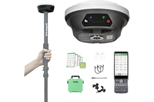 E1 Lite GNSS RTK GPS Surveying Equipment – 1408 Channels RTK Rover for High-Precision Measurement, Land Survey, Topographic M