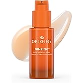 Origins GinZing Glow-Boosting Vitamin C Serum with Caffeine & Ginseng | Smoother Skin & Less Visible Pores, 1 Fl Oz