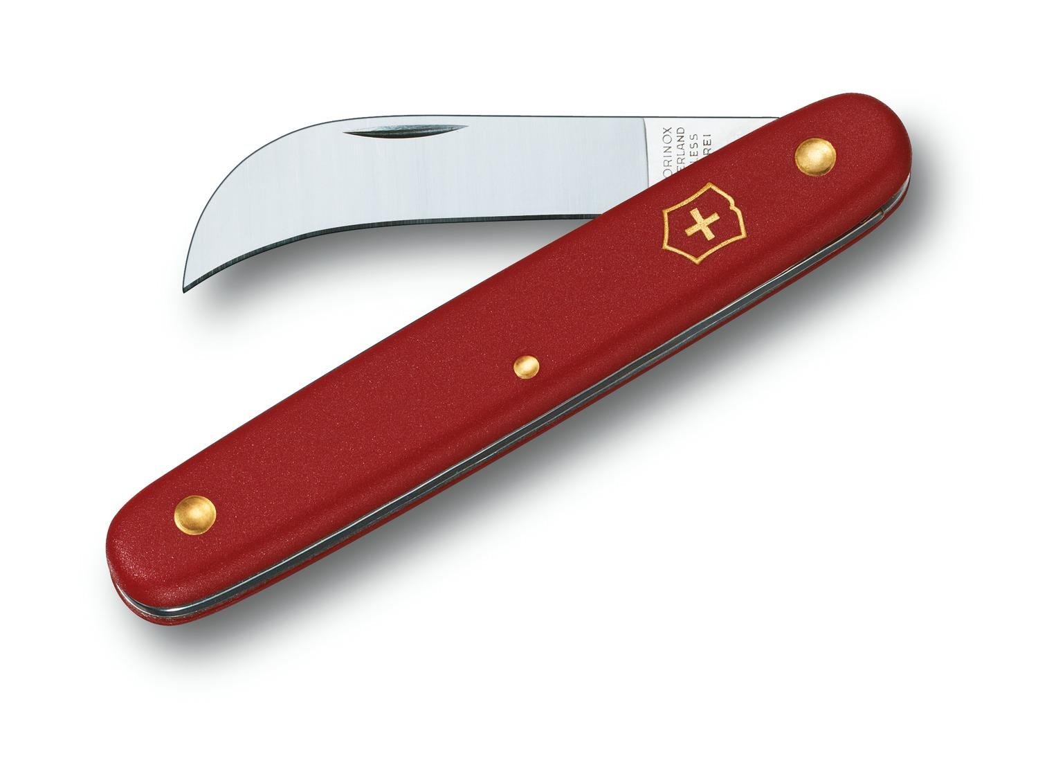 Victorinox, Pruning Knife XS, Swiss Army Pocket Knife, Small, Garden, Multi Tool, Blade, curved, Red