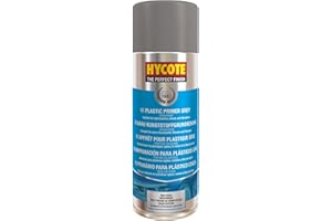 Hycote High Build Aerosol Primer Spray Paint, Grey Plastic Primer Paint For Cars, 13.5 Oz