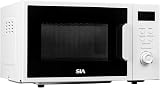 SIA FCM25WH 25L Freestanding Microwave Oven 900W Grill 2200W Convection view 2