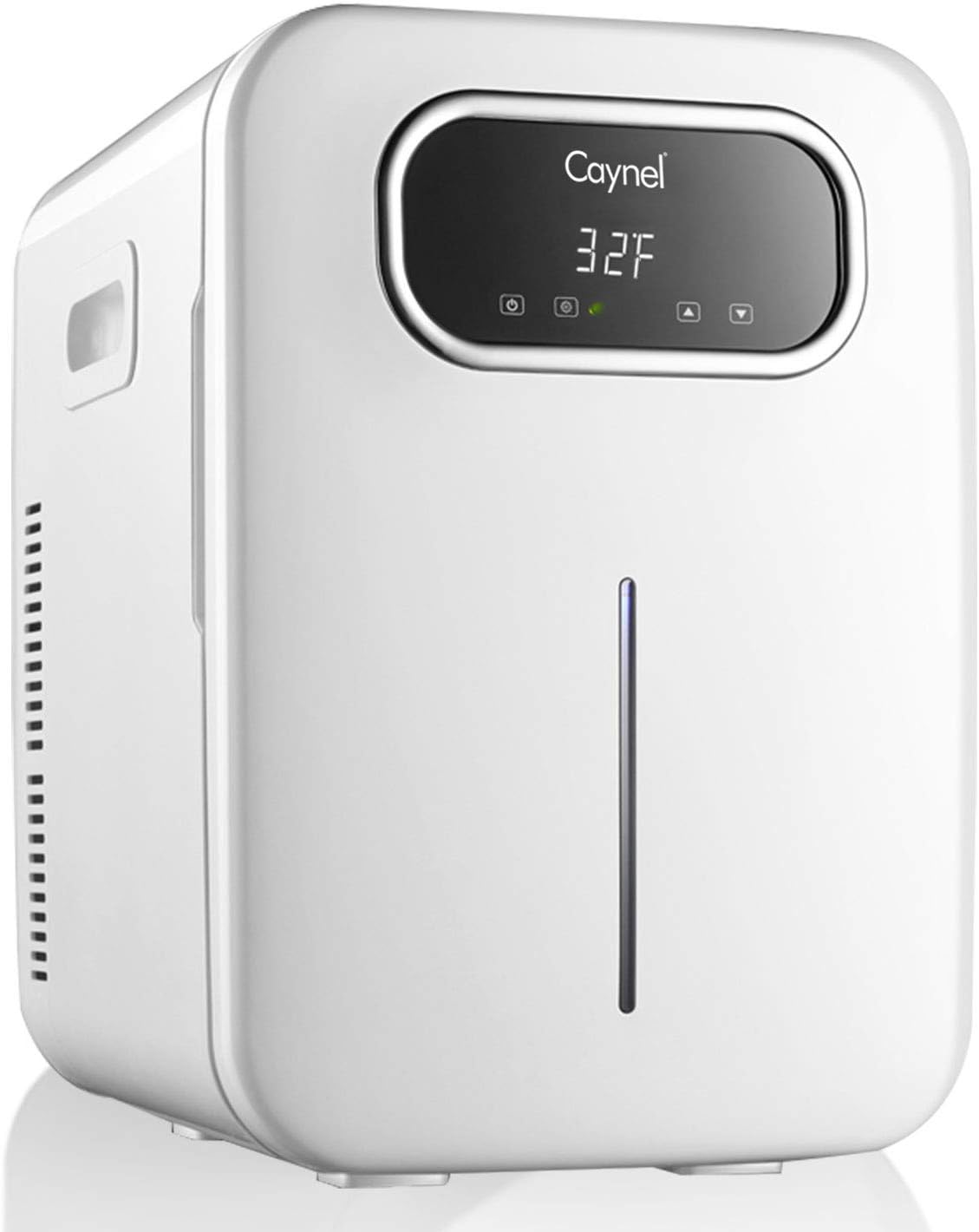 CAYNEL 20 Liter Compact Fridge Cooler and Warmer, Portable Mini Personal Fridge, Dual-Core Cooling System with Adjustable Digital Thermostat, Cool Down to 35ºF Below Ambient Temperature