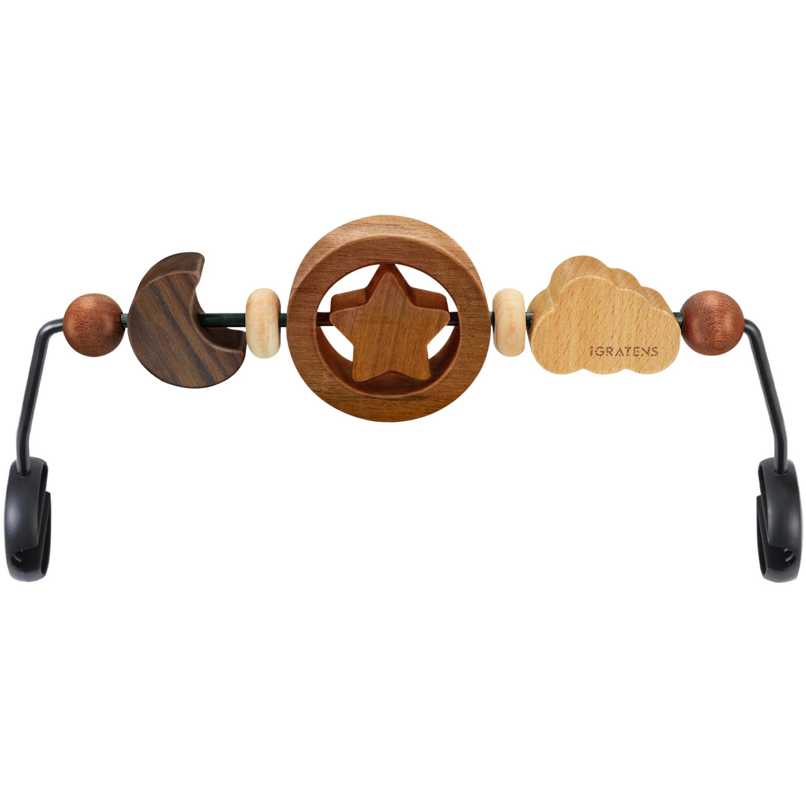 Photo 1 of iGRATENS Baby Bjorn Bouncer Toy Bar, Attachment for Bouncer Balance Soft & Bliss, Baby Sensory Toy, Rotatable, Easy to Attach and Remove, Eco-Friendly Materials, Natural Wood
