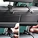 4 Pack Universal Convenient Vehicle Auto Car Back Seat Headrest Hanger Hook Holder - Strong and Durable Backseat Storage for Handbags, Purses, Coats, Bottle Holder, and Grocery Bags