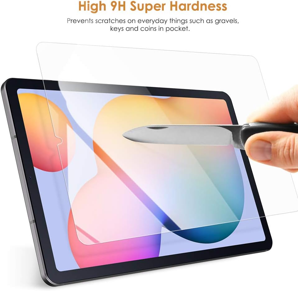 Hianjoo 2-Pcs Screen Protector Compatible With Samsung Galaxy Tab S6 Lite 10.4'' 2024/2022/2020 (SM-P620/SM-P625/SM-P613/SM-P619/SM-P610N/P615) - Image 5