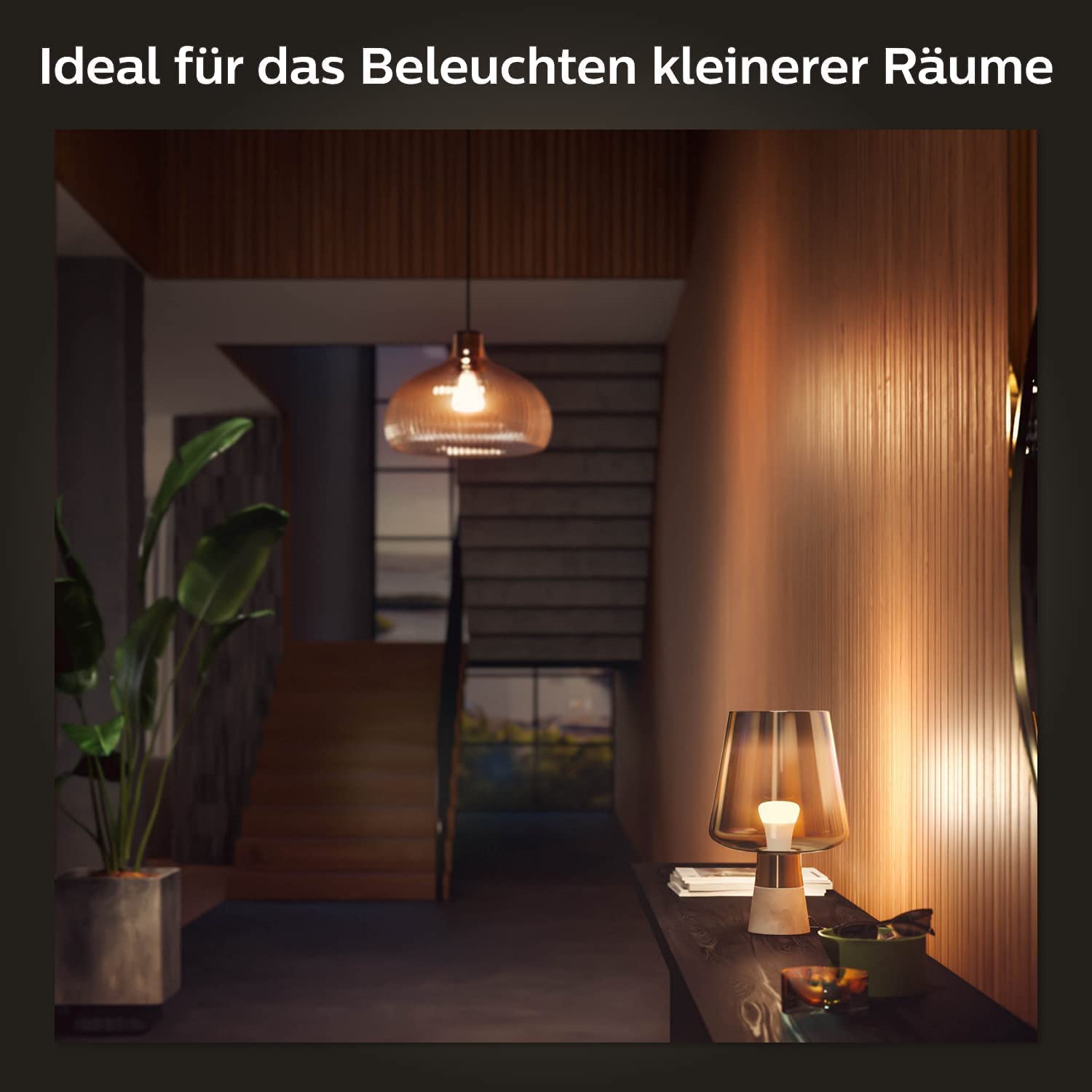 Philips Hue White E27 Lampe 4 Pack 4x1055lm, dimmbar, warmweißes Licht, steuerbar via App, kompatibel mit Amazon Alexa,9.5W (Echo, Echo Dot) 8