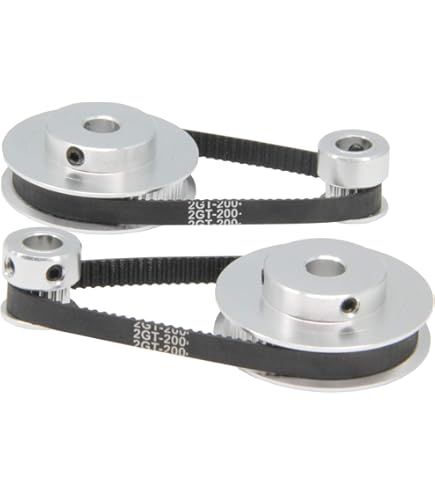 Aazon.co: GT2 Aluinu Tiing Belt Pulley Kit 16 Teeth Bore 6 And 2 Wrench For 3D Printer - View #8