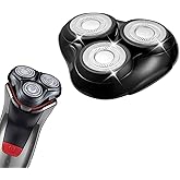 Universal Rotary Shaver Replacement Head Compatible with Remington Shaver Razor Parts for Series R3,R4,R5,R6,R7,R8,SP-3141 and SP-5161 Foils (Black/1Pack)