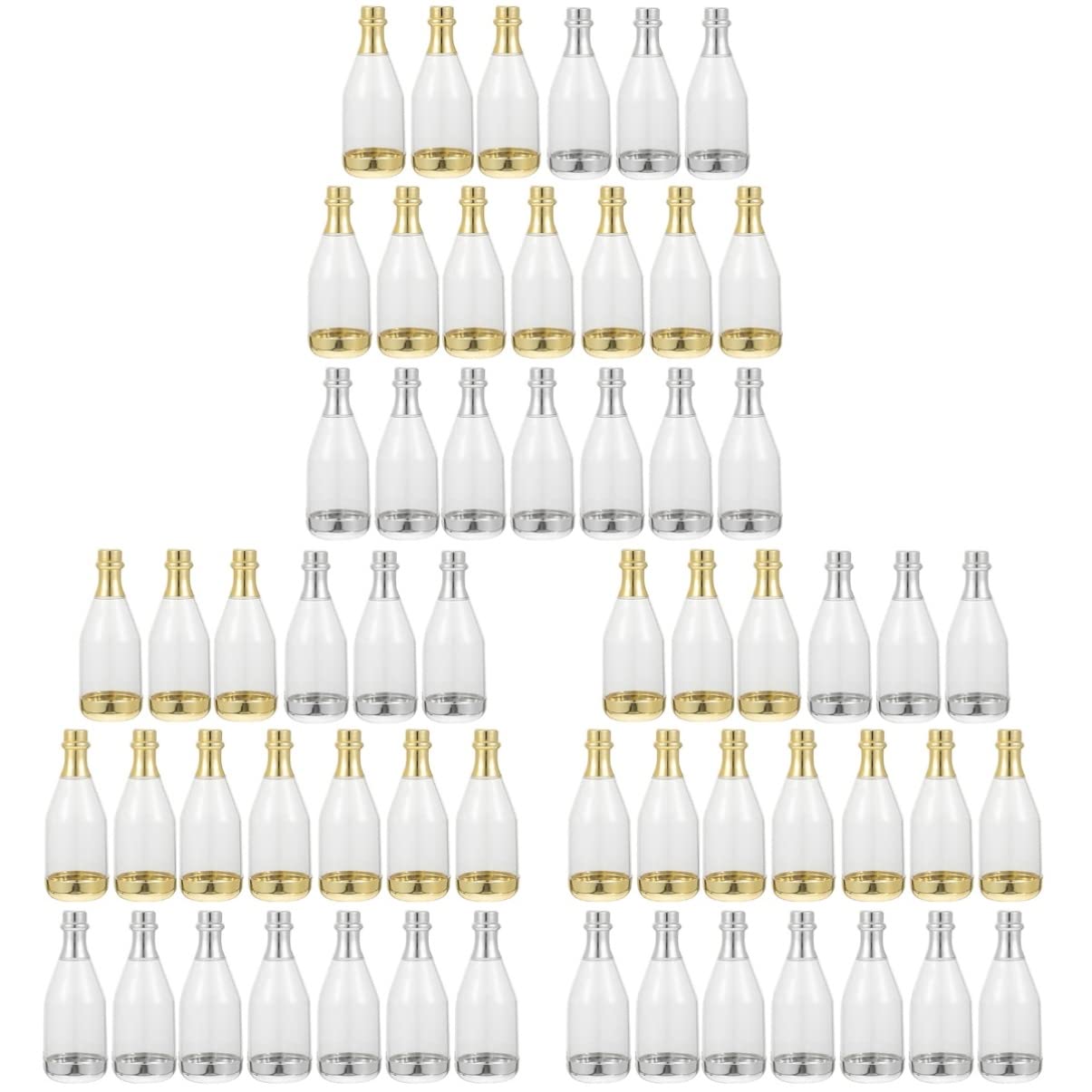 60 Pcs Mini Mini Bottles Mini Wine Bottles Small