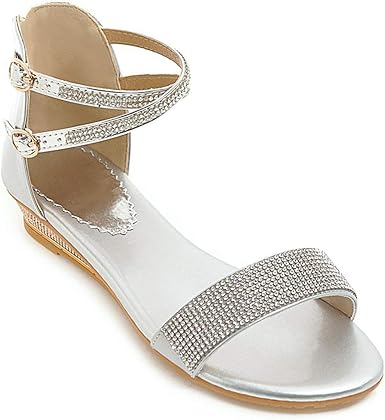 ankle strap flats amazon