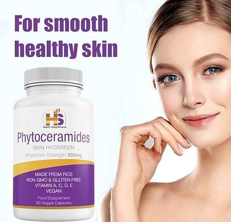 Rice Phytoceramides 350 Mg 90 Capsules Vegan Highest Quality Anti Aging Reduces Wrinkles And Acne Moisturizes Your Skin From Within Gmo Gluten Free Amazon De Drogerie Korperpflege