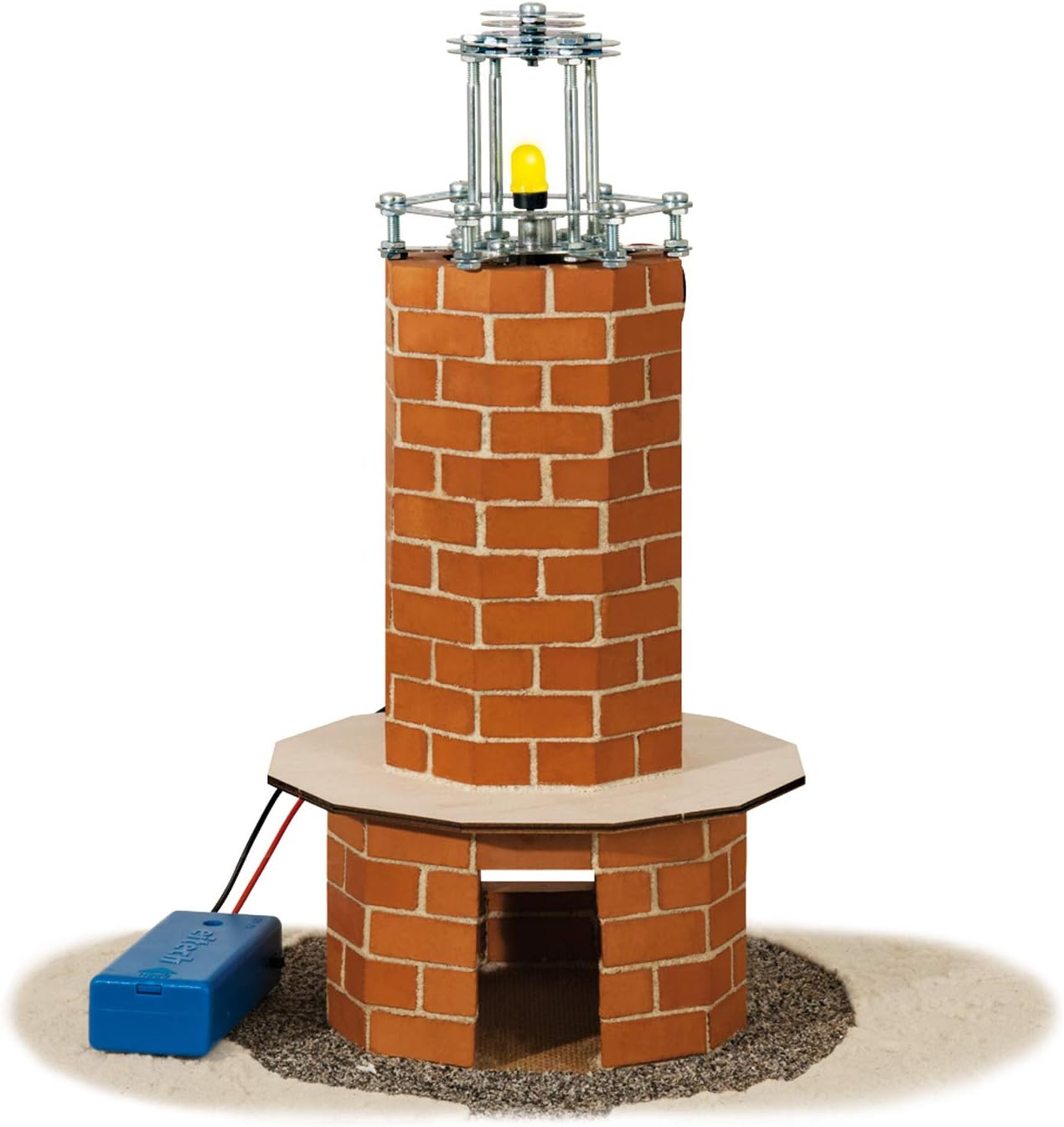 Teifoc Coast Lighthouse Stone Construction Kit TEI4350, Multi-coloured - Image 4