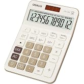 Pendancy Desk Calculator Large Display, 12-Digit, Big Buttons, Tax Keys | Desk Calculator Large Display with Tax Function for Office, 5-Inch LCD, Solar &amp; Battery, GT/MU, Visible Operation Symbols