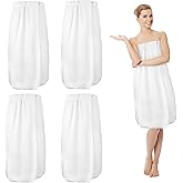 ygzQibhg 4 Pcs Towel Wrap for Women Spa Robe Lightweight Bath Wraps for Women After Shower with Adjustable Closure and Super Absorbent MicroFiber, Comfortable Bathrobe