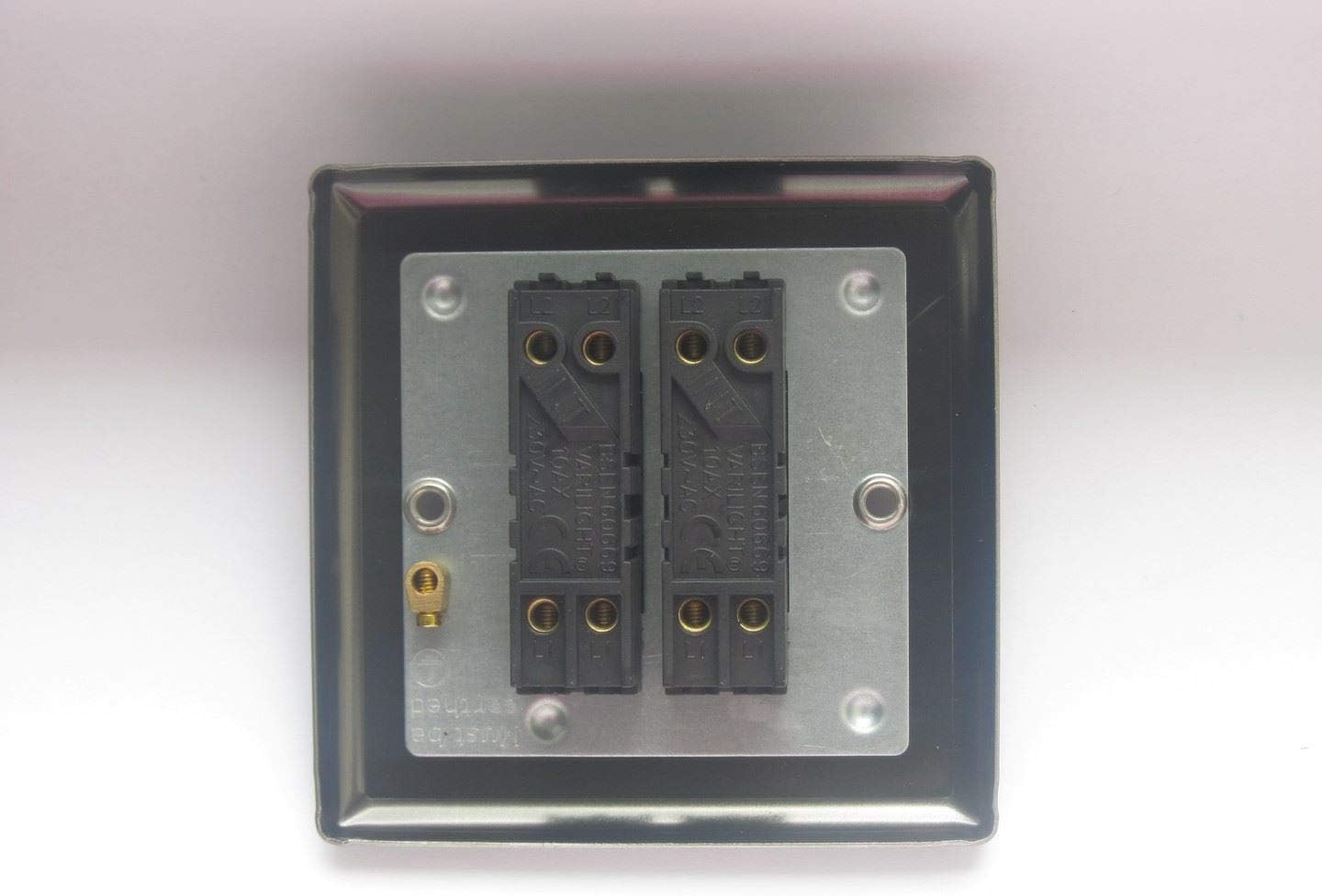 Varilight 2-Gang 10A Intermediate Rocker Switch Polished Copper - Image 3