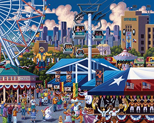 Dowdle Folk Art State Fair Jigsaw Puzzle (500 Piece)
