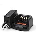 (2-Pack) CH10A07 Battery Charger Compatible for Hytera PD782 PD502 PD505 PD562 PD565 PD580 PD602 PD605 PD662 PD665 PD685 PD702 PD705 PD785 PD755 PT580H BL2503 BL2502 BL2006 BL2008 Two Way Radio