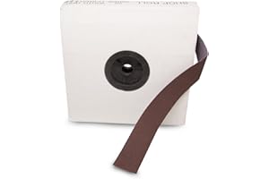 Benchmark Abrasives 1-1/2" x 150’ Shop Roll Emery Cloth Sandpaper Roll, Aluminum Oxide Sand Paper for Wood Furniture, Metal P