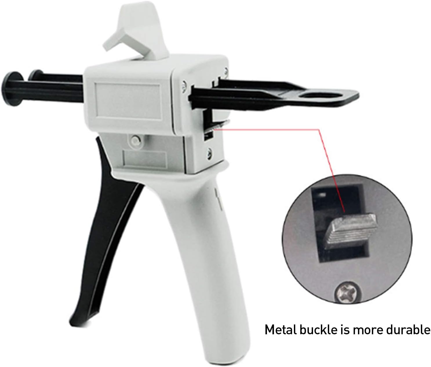 Angle ruler 50ml Dispenser Gun Kit，Universal Impression Mixing Dispensing Glue Gun Applied to 50ml 1:1,2:1 AB Plastic Tube,1:1,1:2 Dispenser Glue Tube: Sports & Outdoors