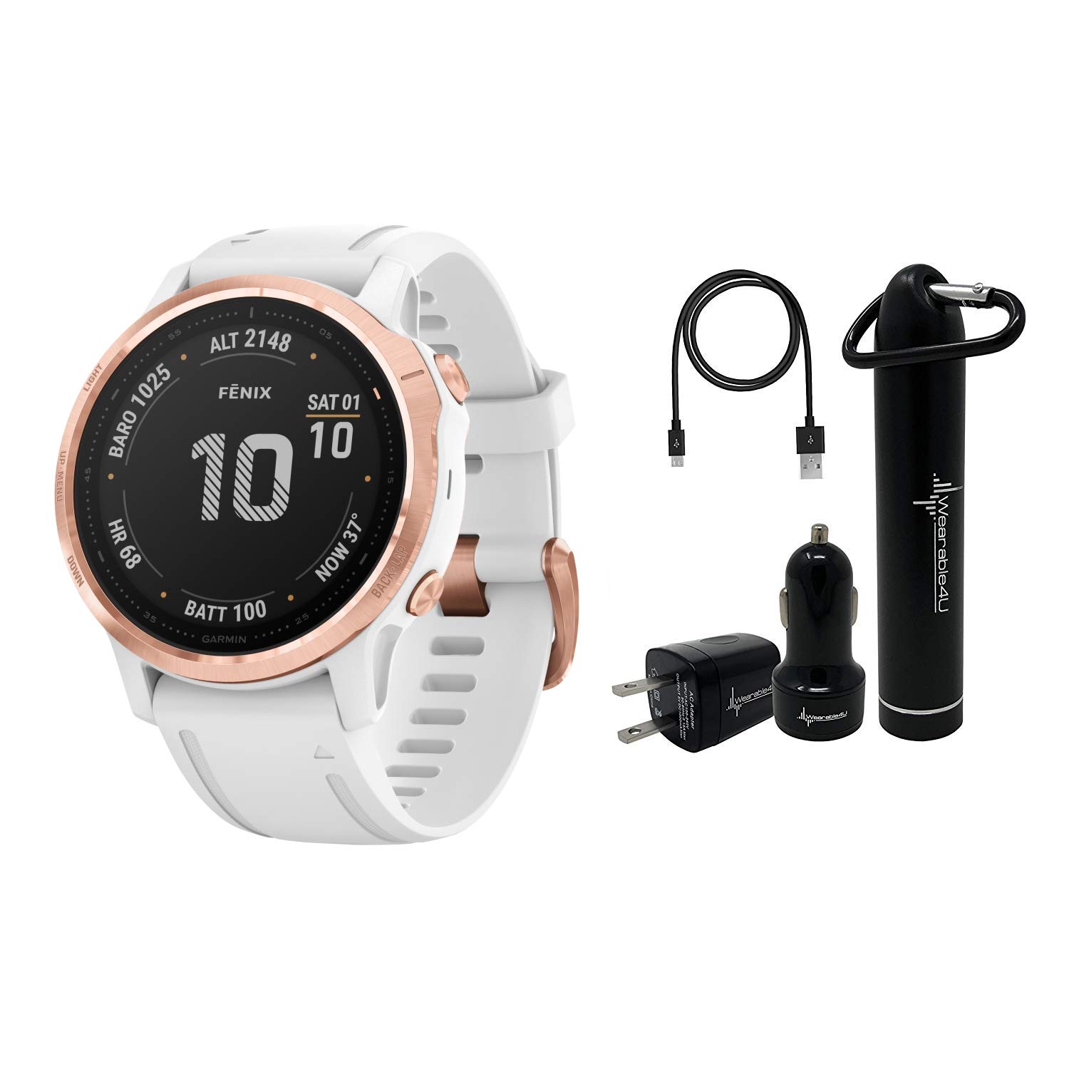 garmin fenix 5s sapphire gps heart rate watch rose gold