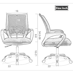 BestOffice Office Computer Chair Ergonomic Mesh