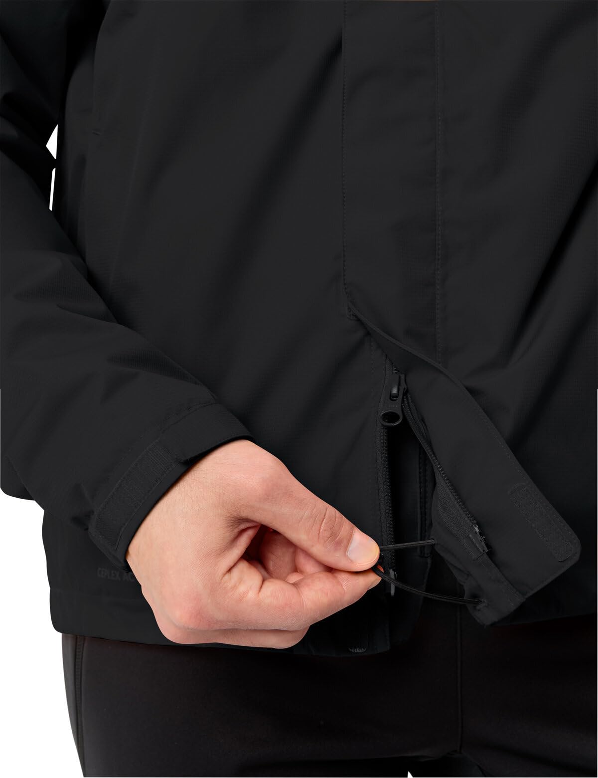 VAUDE Herren Fahrrad- Regenjacke Escape Bike Warm Jacket, wärmend, wasserdicht, winddicht und atmungsaktiv, black, S 4