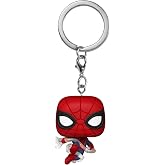 Funko Pop! Keychain: Spider-Man: Brand New Day - Spider-Man Novelty Keyring - Collectable Mini Figure - Stocking Filler - Gift Idea - Official Merchandise - Marvel Fans - Backpack Decor