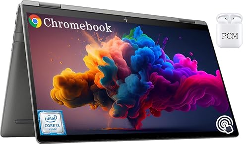 HP Chromebook x360 14 inch FHD Touchscreen in Laptop, Intel Core  i3-1115G4, 8GB RAM, 640GB Storage(128GB SSD+512GB SD Card), Chrome OS,