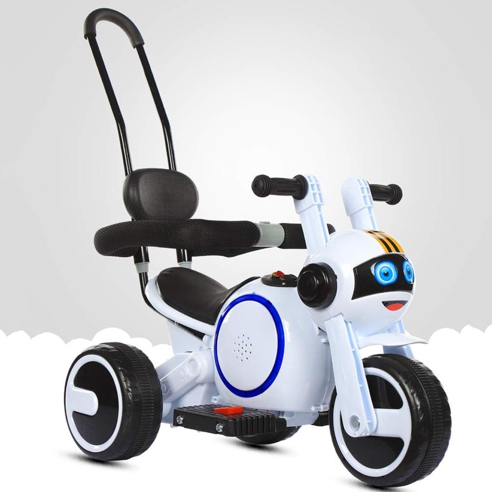MEILA Child Lovely Electrical Motorbike Tricycle Charging Motorcycle Pusher Toy Car 6V Battery Operated Toy Trike Electric Scooter